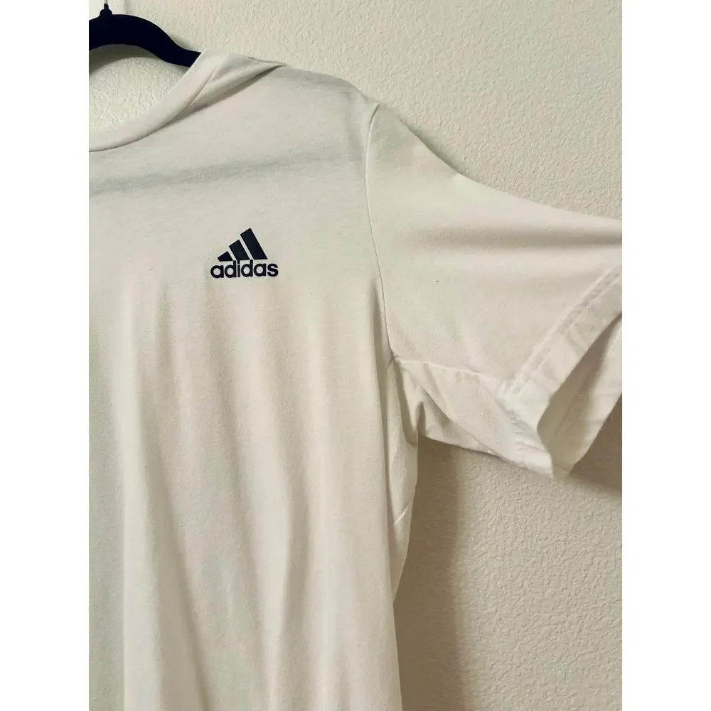 Adidas Essentials T-Shirt Men's Large White Athletic Training Tee
